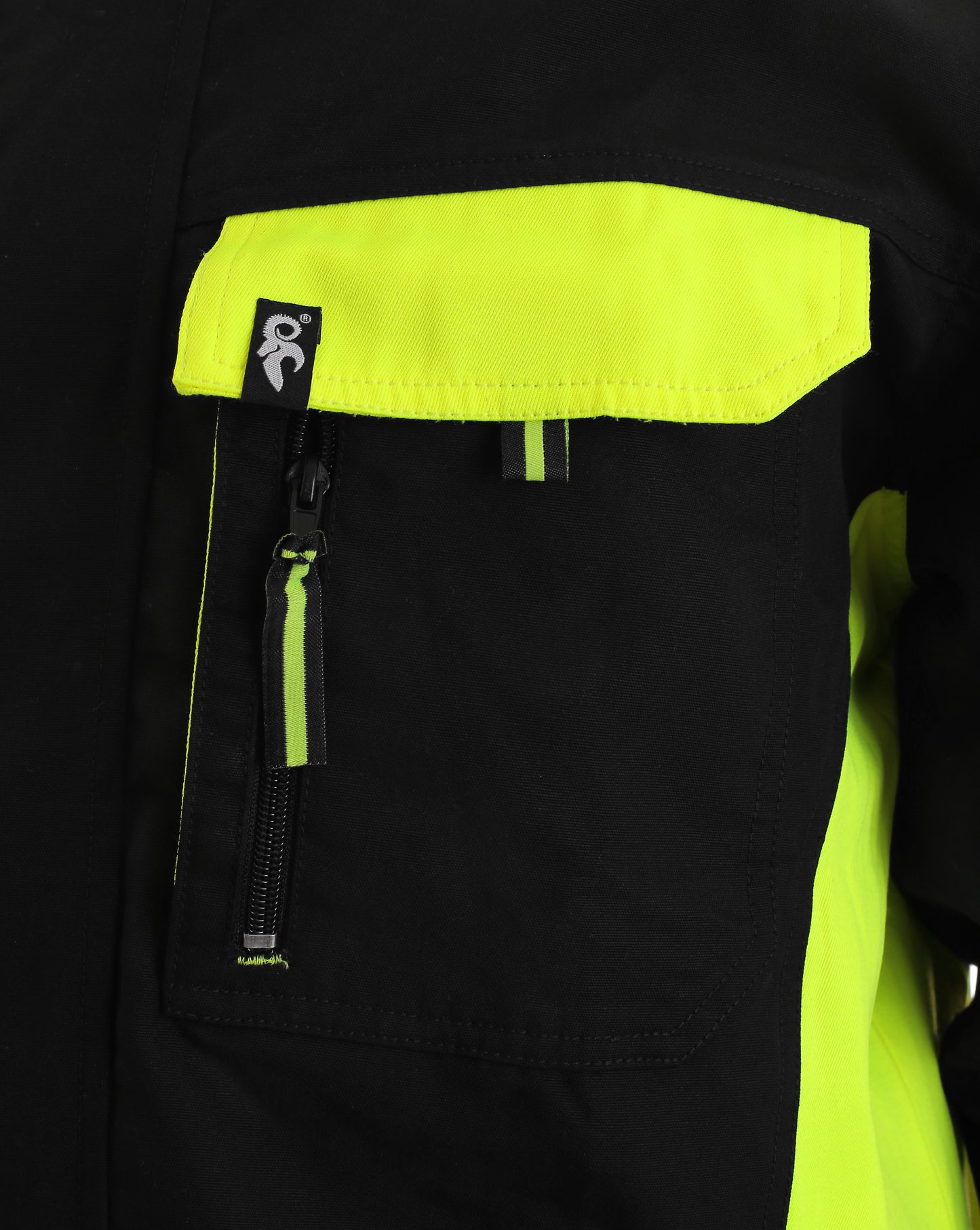 JACKET CXS SIRIUS BRIGHTON, 170-176CM, BLACK-YELLOW