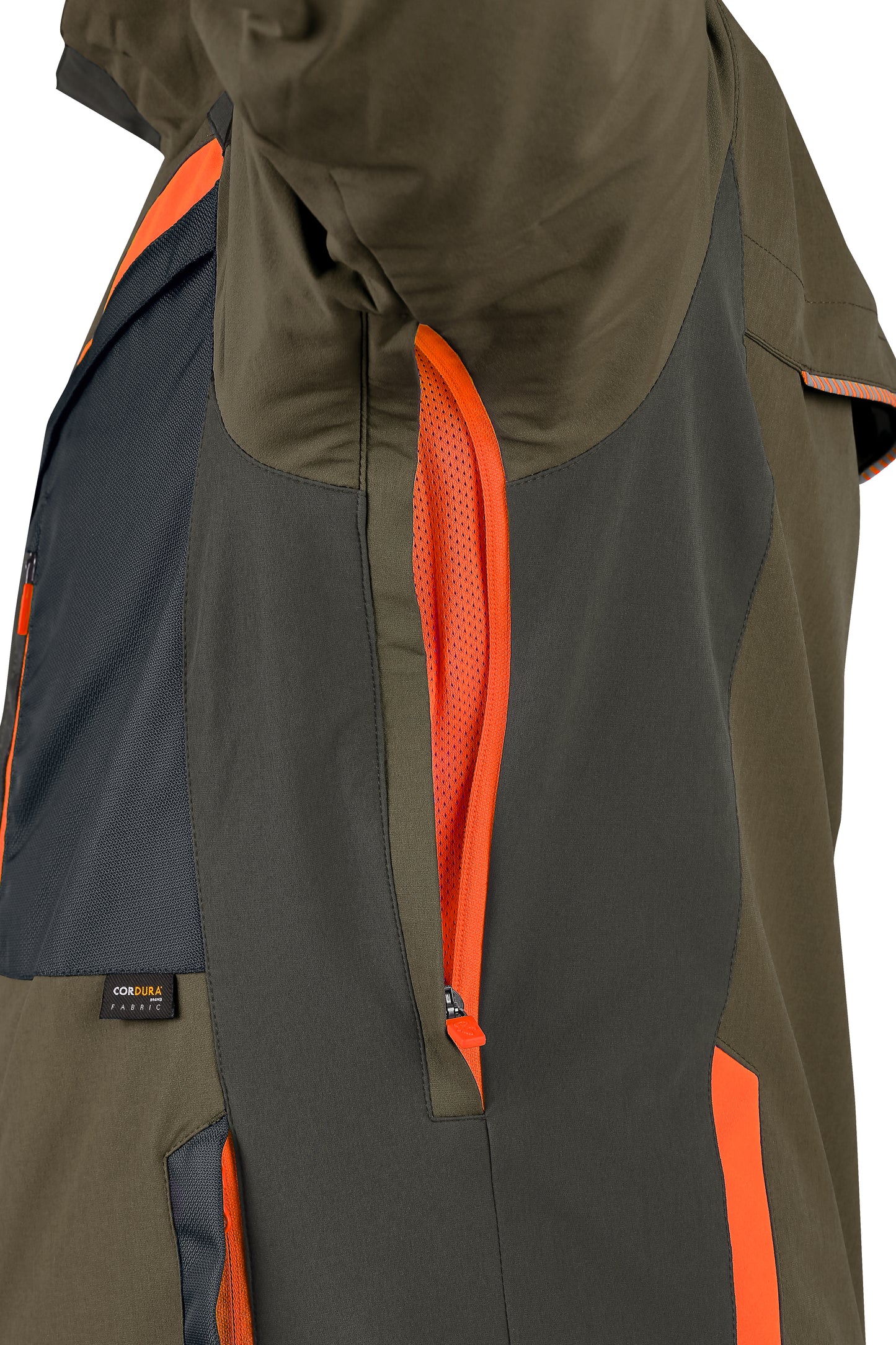 JACKE CXS NAOS, HERREN, GRÜN-GRÜN, HV ORANGE ZUBEHÖR