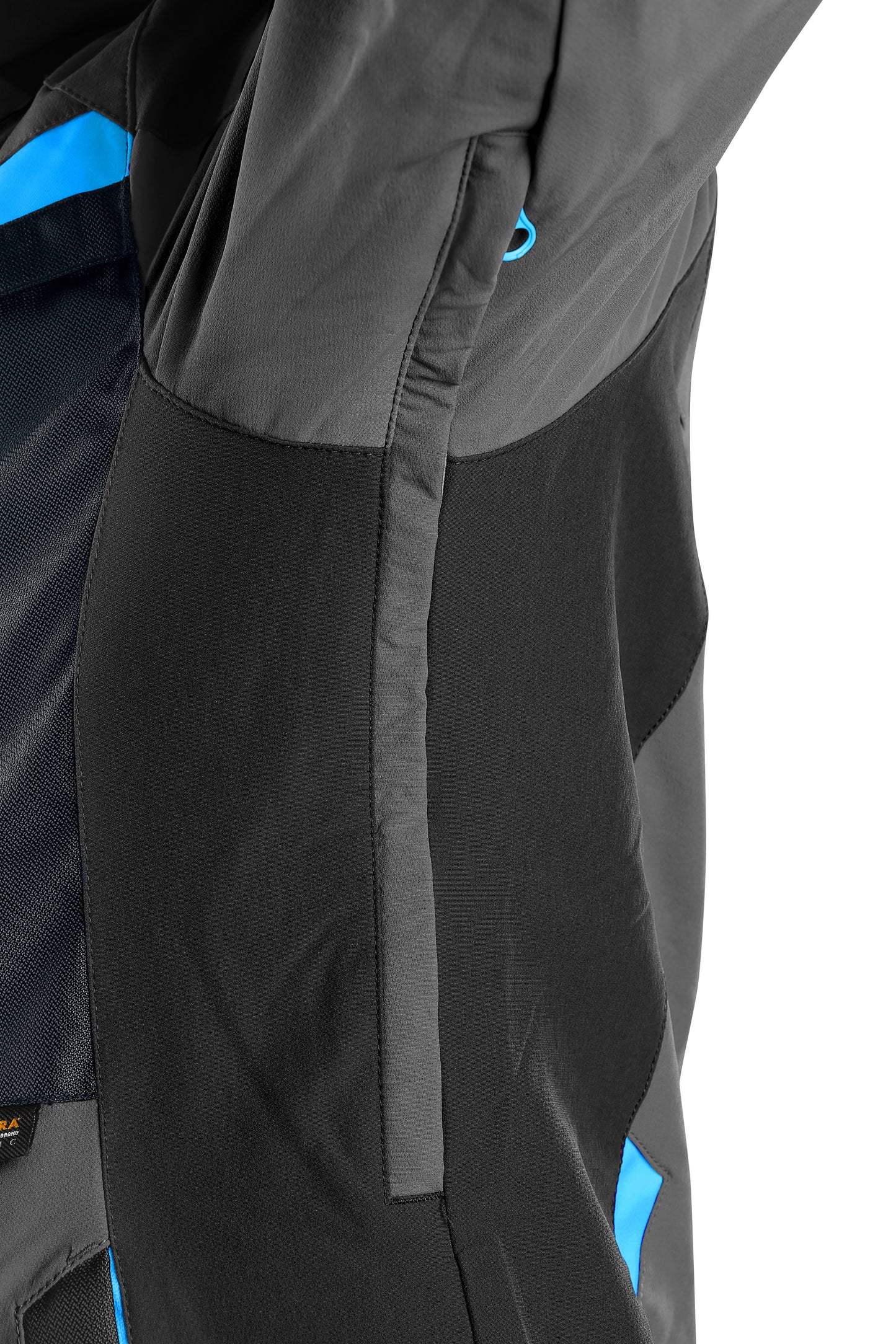 GIACCA CXS NAOS, UOMO, GRIGIO-NERO, HV BLU ACCESSORI