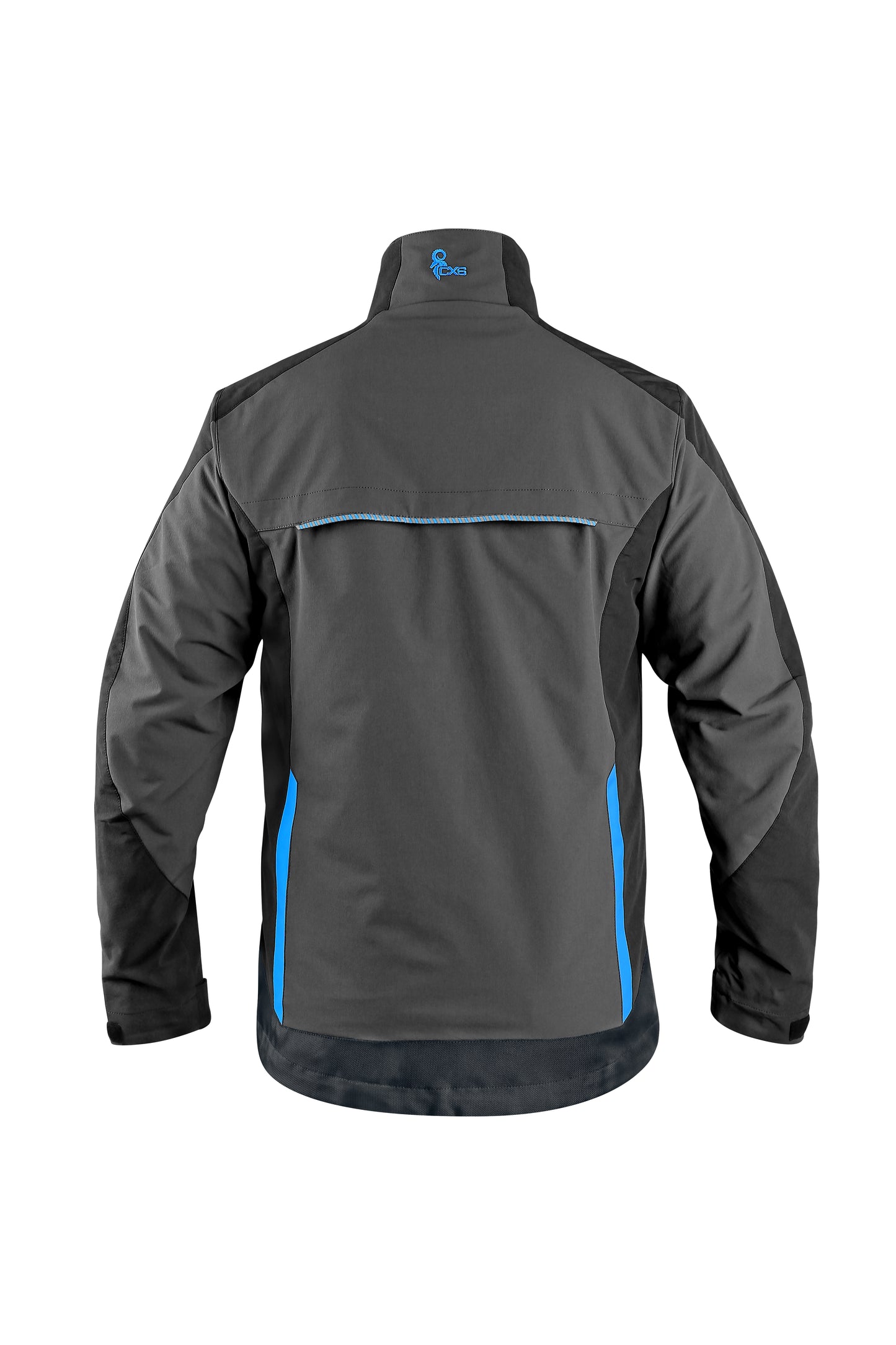 GIACCA CXS NAOS, UOMO, GRIGIO-NERO, HV BLU ACCESSORI