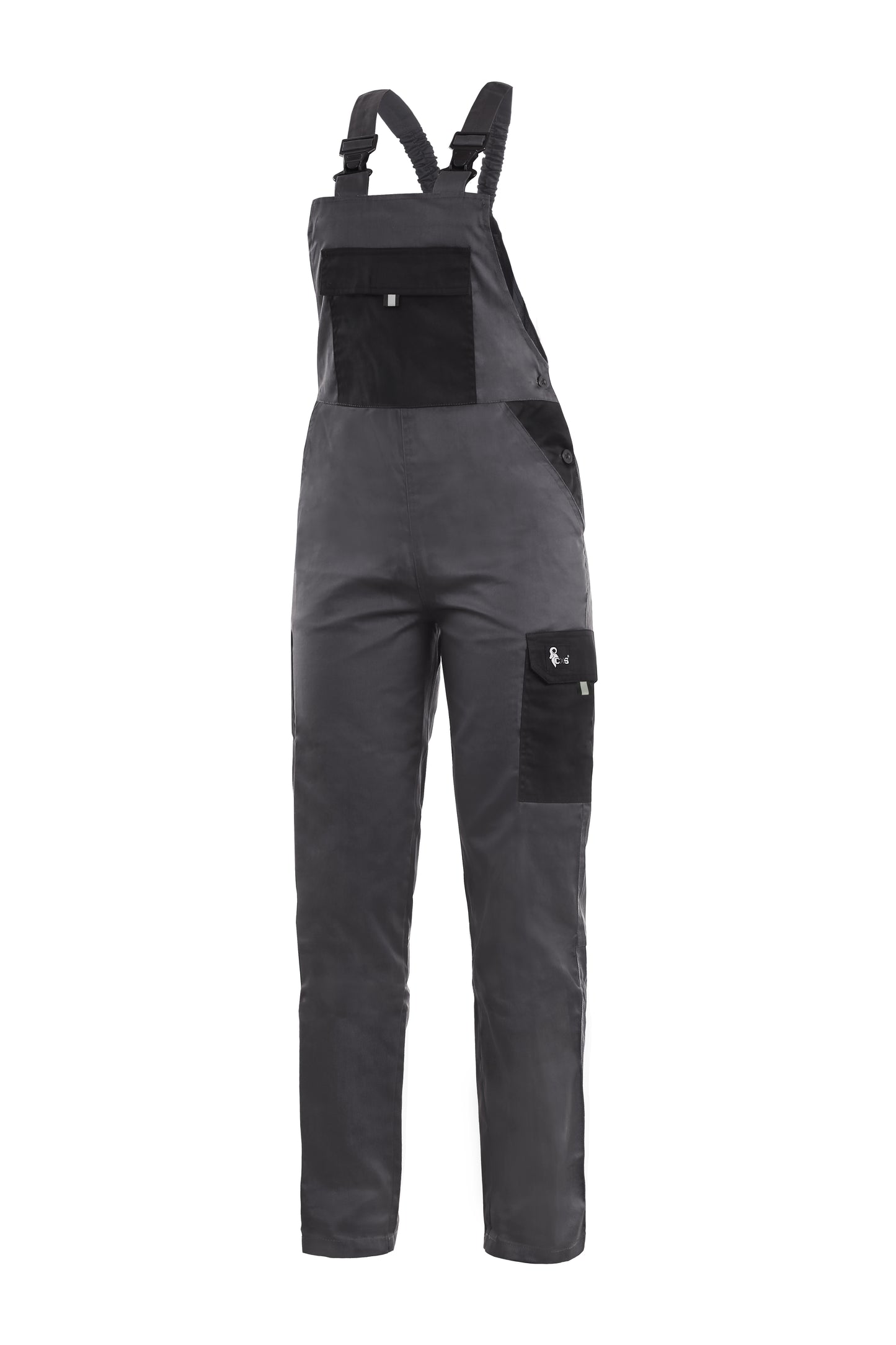 PANTALON À BIB CXS PHOENIX HEKATE, FEMME, GRIS-NOIR
