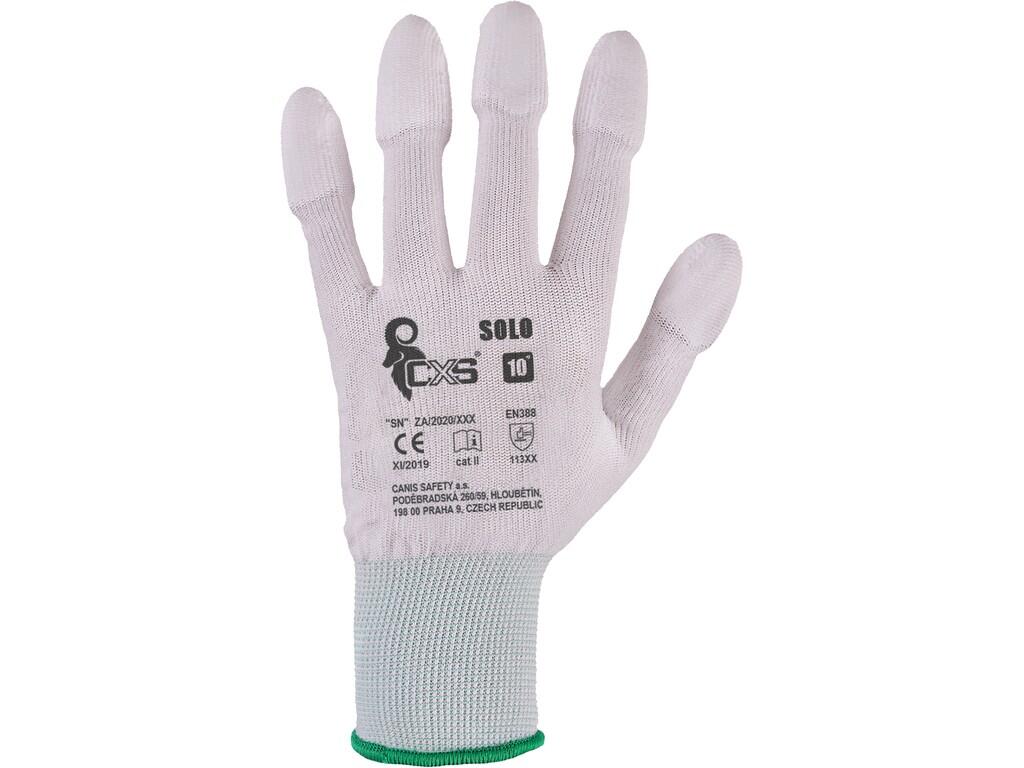 HANDSCHUHE SOLO, IN POLYURETHAN getaucht