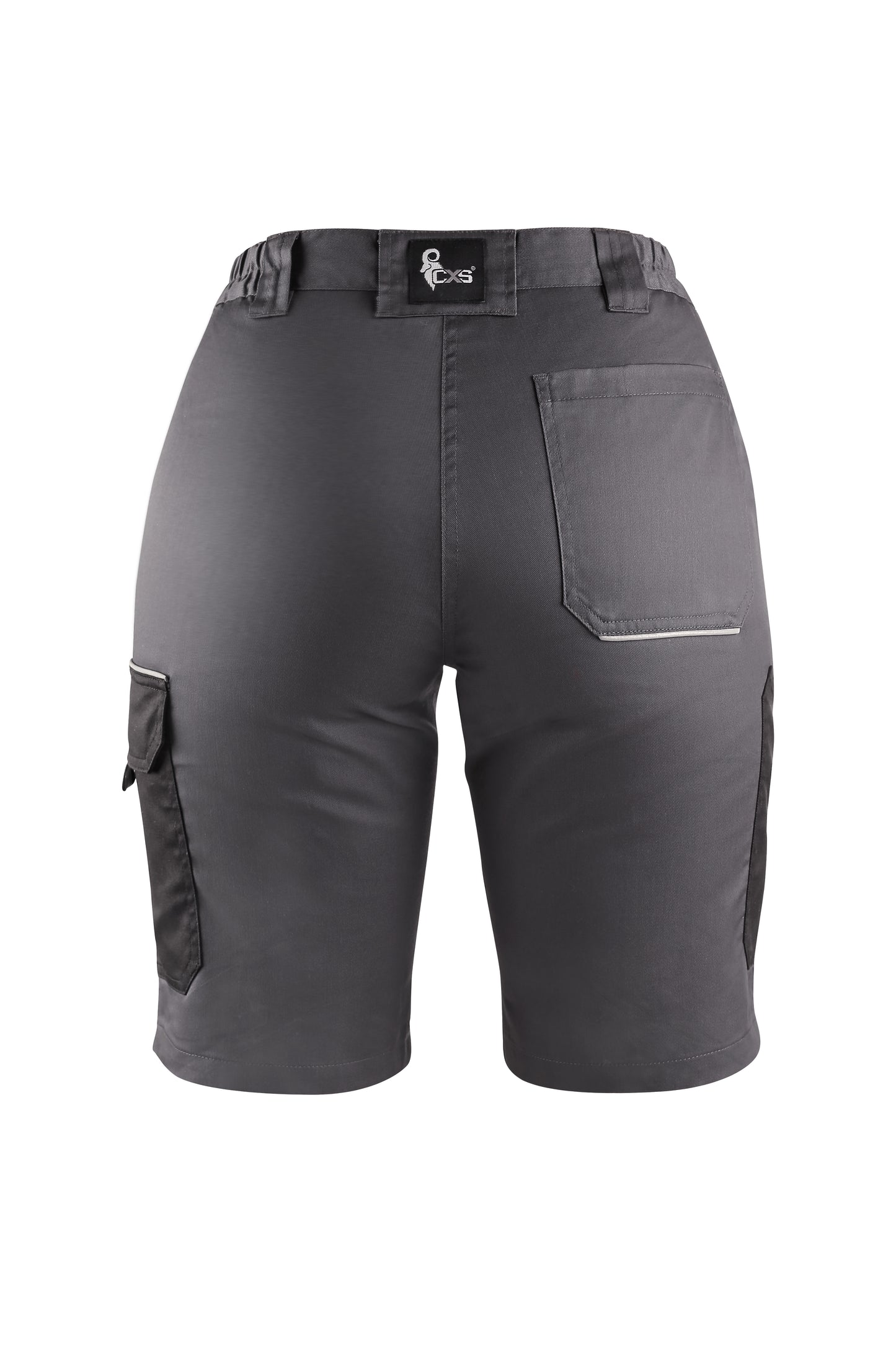 PANTALONCINO CXS PHOENIX FORTUNE, DA DONNA, GRIGIO-NERO