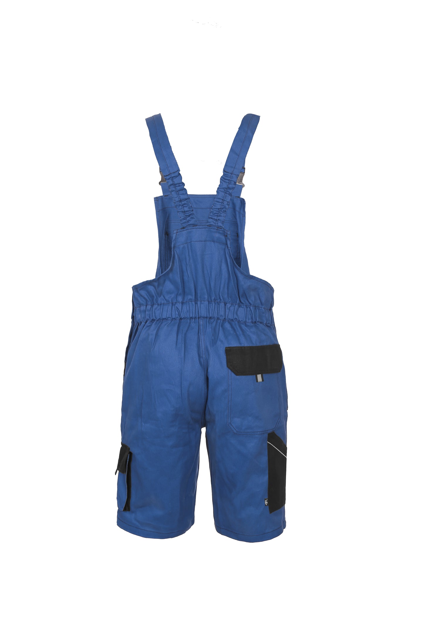PANTALONCINI DA LAVORO DA UOMO CON PETTORINA CXS LUXY DENIS, BLU-NERO