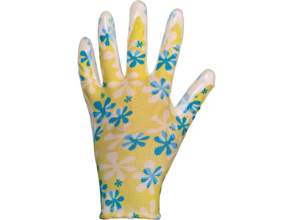 GANTS FIDO, AVEC BLISTER, TREMPE DANS NITRILE