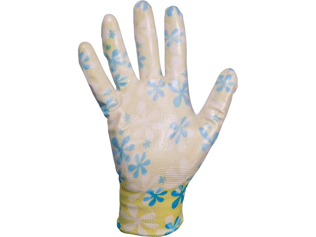 GANTS FIDO, AVEC BLISTER, TREMPE DANS NITRILE