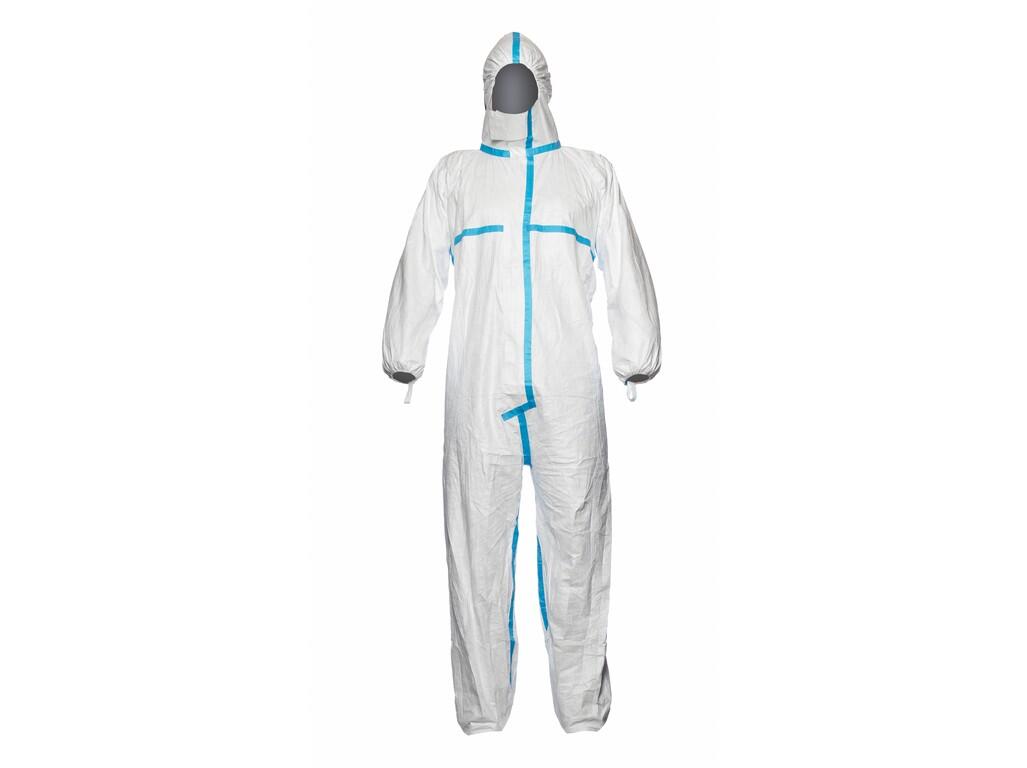 SALOPETTE TYVEK CLASSIC PLUS, BLANC-BLEU
