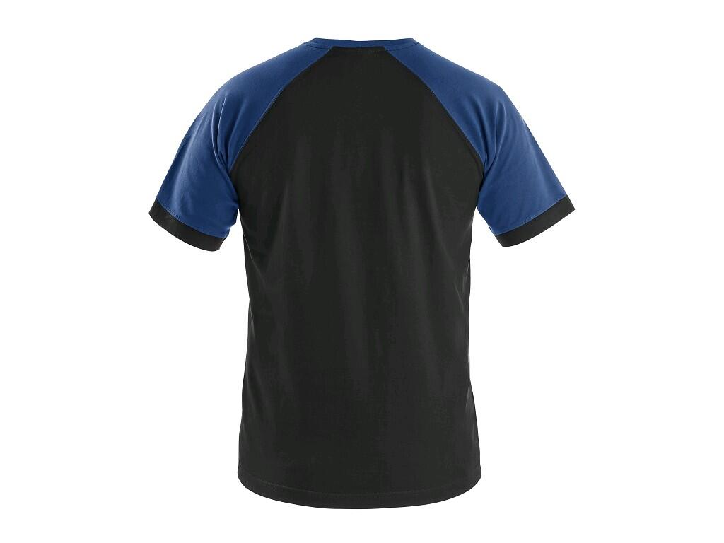 T-SHIRT OLIVER, KURZARM, SCHWARZ-BLAU
