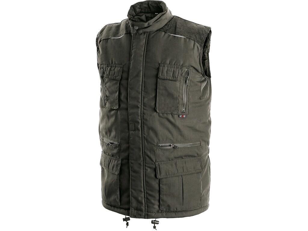 GILET REMBOURRÉ OHIO, HIVER, HOMMES, VERT