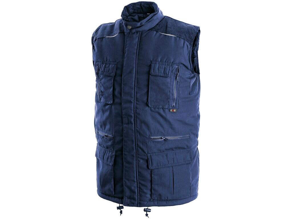 GEPOLSTERTE WESTE OHIO, WINTER, HERREN, BLAU