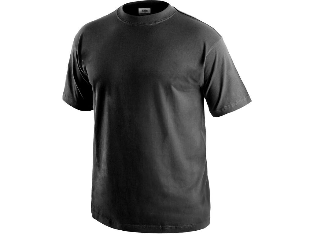 T-SHIRT DANIEL, KURZARM, SCHWARZ