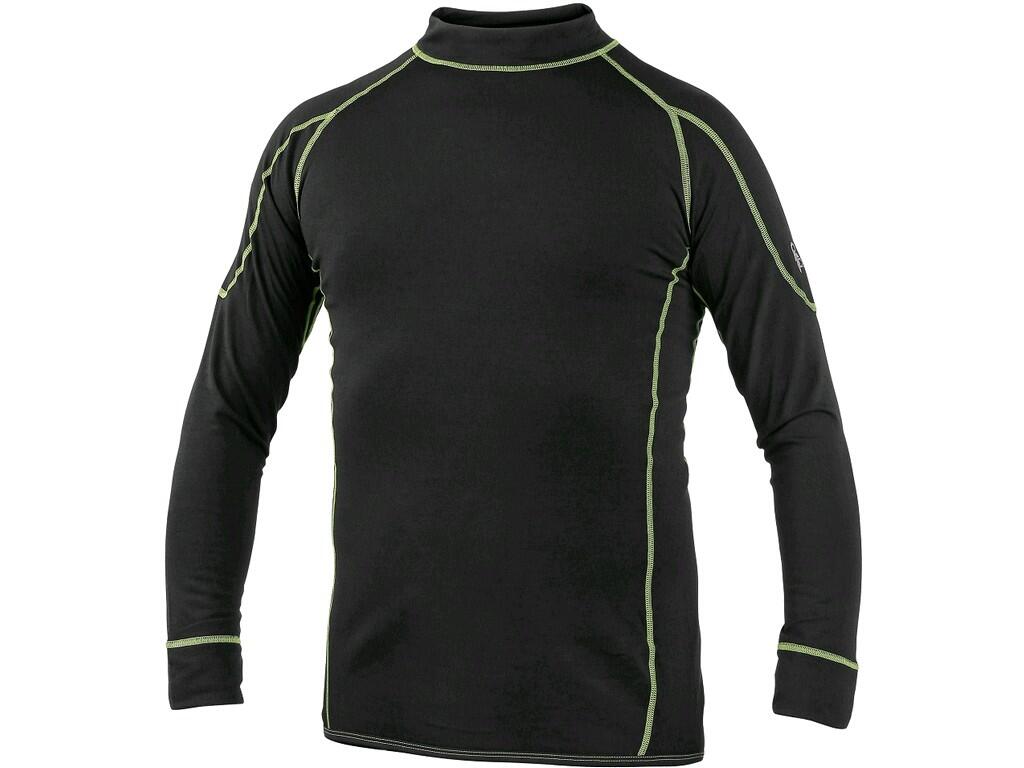 T-SHIRT REWARD, FUNKTIONAL, LANGARM, KINDER, SCHWARZ-GRÜN