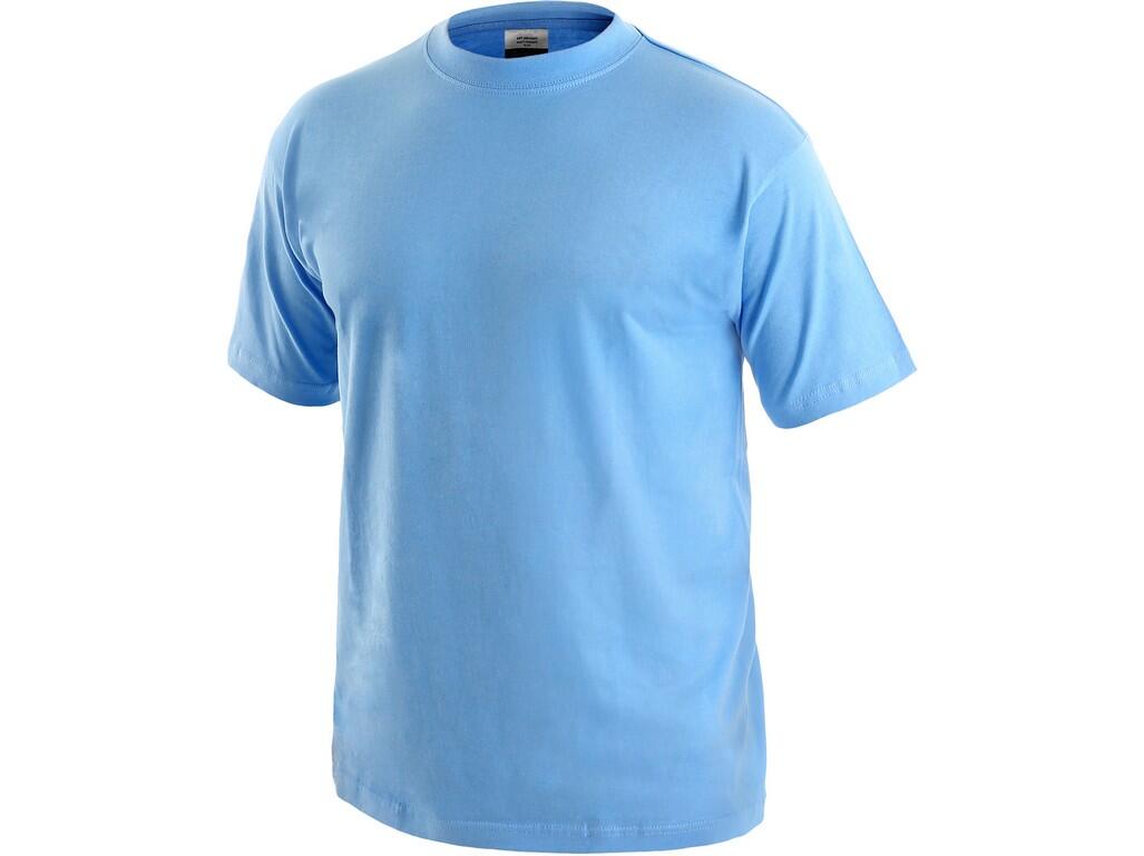 T-SHIRT DANIEL, KURZARM, HIMMELBLAU