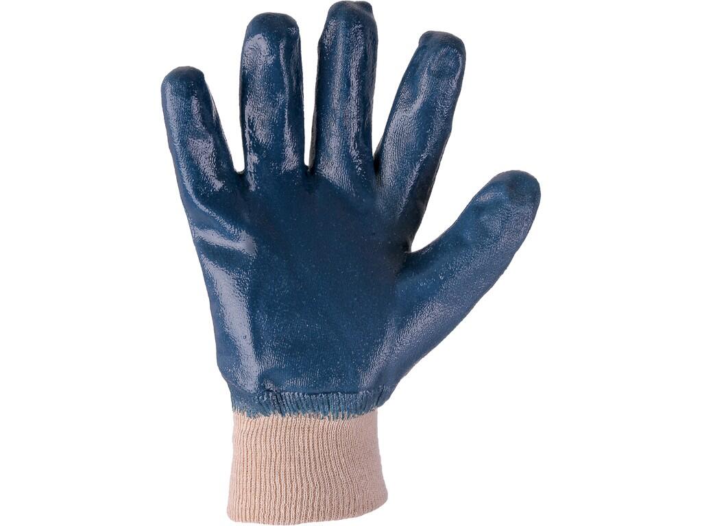 GANTS ARET, TREMPÉS EN NITRILE, BLEU, TAILLE 10
