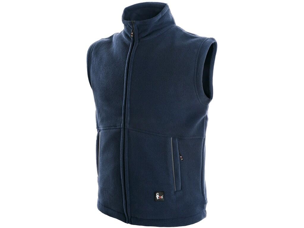GILET IN PILE UTAH, DA UOMO,BLU MARINO