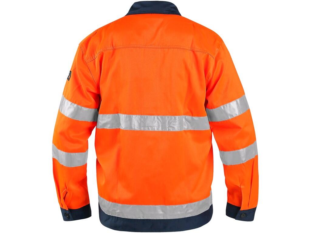 HERRENJACKE HIGH VISIBLE NORWICH, ORANGE-BLAU