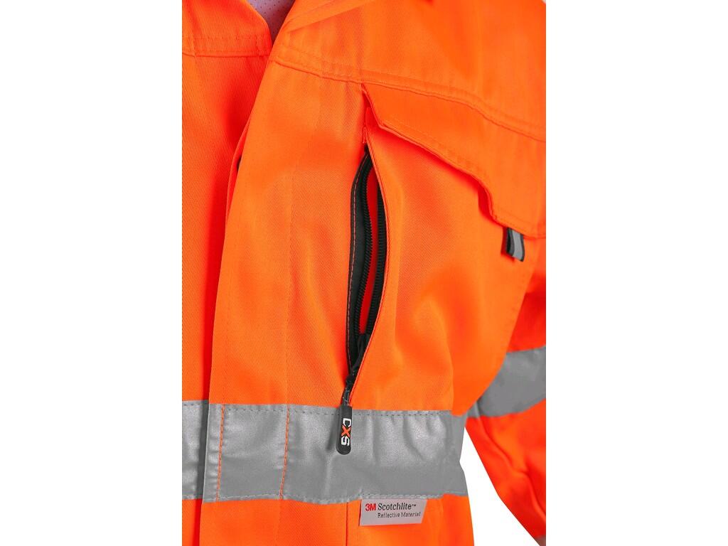 HERRENJACKE HIGH VISIBLE NORWICH, ORANGE-BLAU