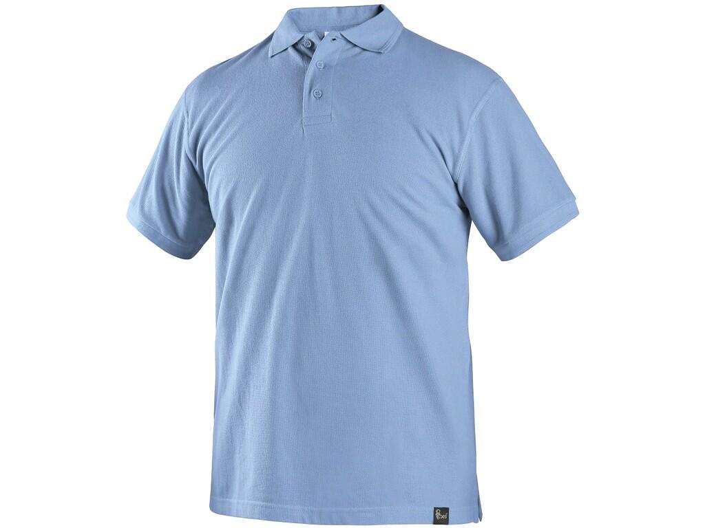 POLOSHIRT MICHAEL, KURZARM, HIMMELBLAU