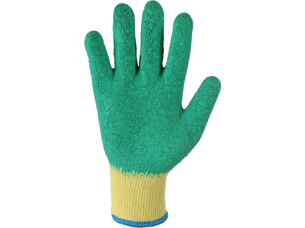 GANTS ROXY, Trempés dans LATEX, JAUNE-VERT