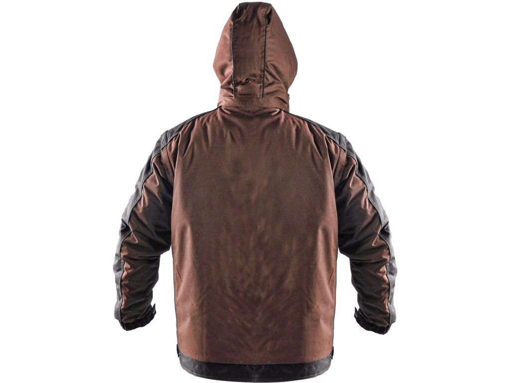 HERREN-WATTIERTE JACKE 2IN1 IRVINE, WINTER, BRAUN-SCHWARZ