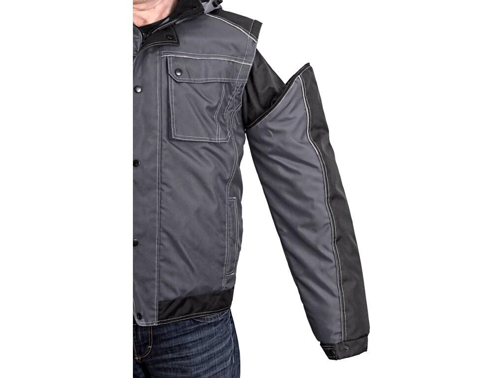DOUDOUNE HOMME 2EN1 IRVINE, HIVER, GRIS-NOIR