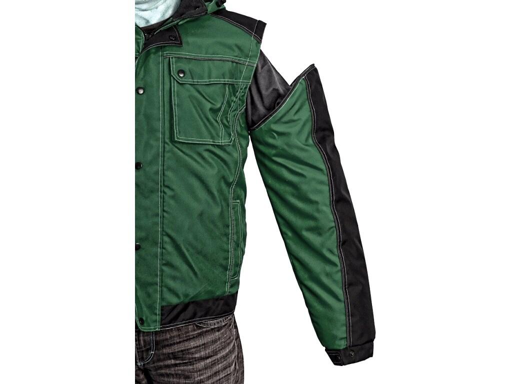 HERREN-WATTIERTE JACKE 2IN1 IRVINE, WINTER, GRÜN-SCHWARZ