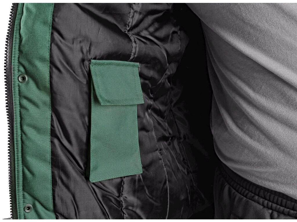 HERREN-WATTIERTE JACKE 2IN1 IRVINE, WINTER, GRÜN-SCHWARZ
