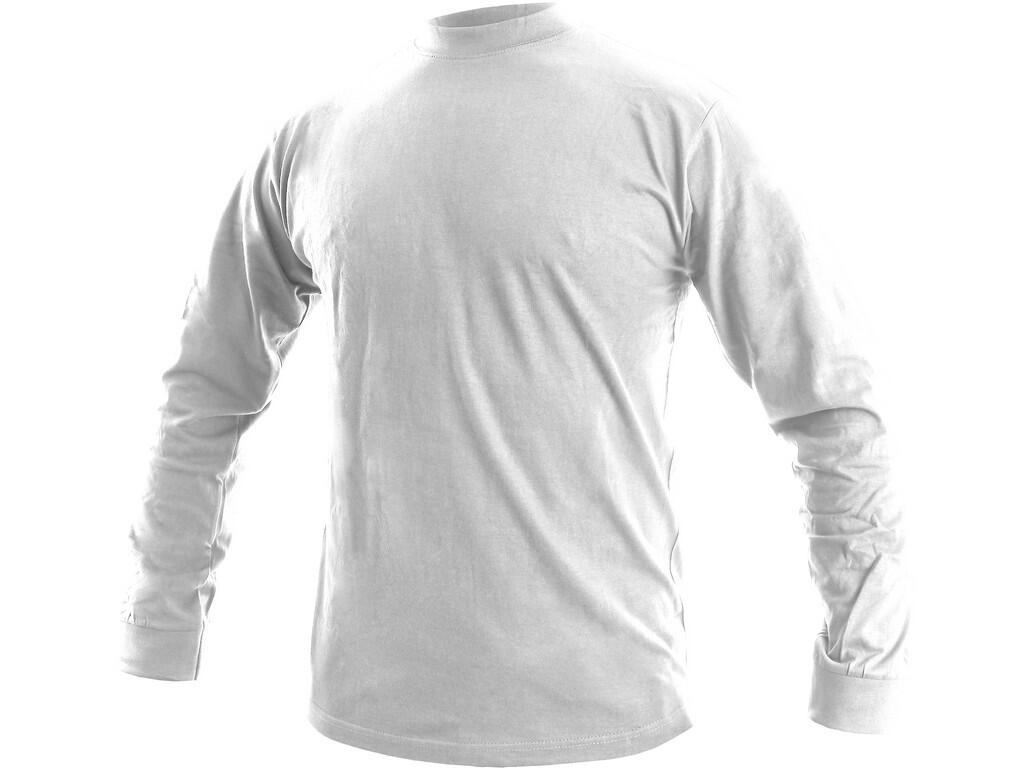 MEN ́S T-SHIRT WITH LONG SLEEVE PETR, WHITE
