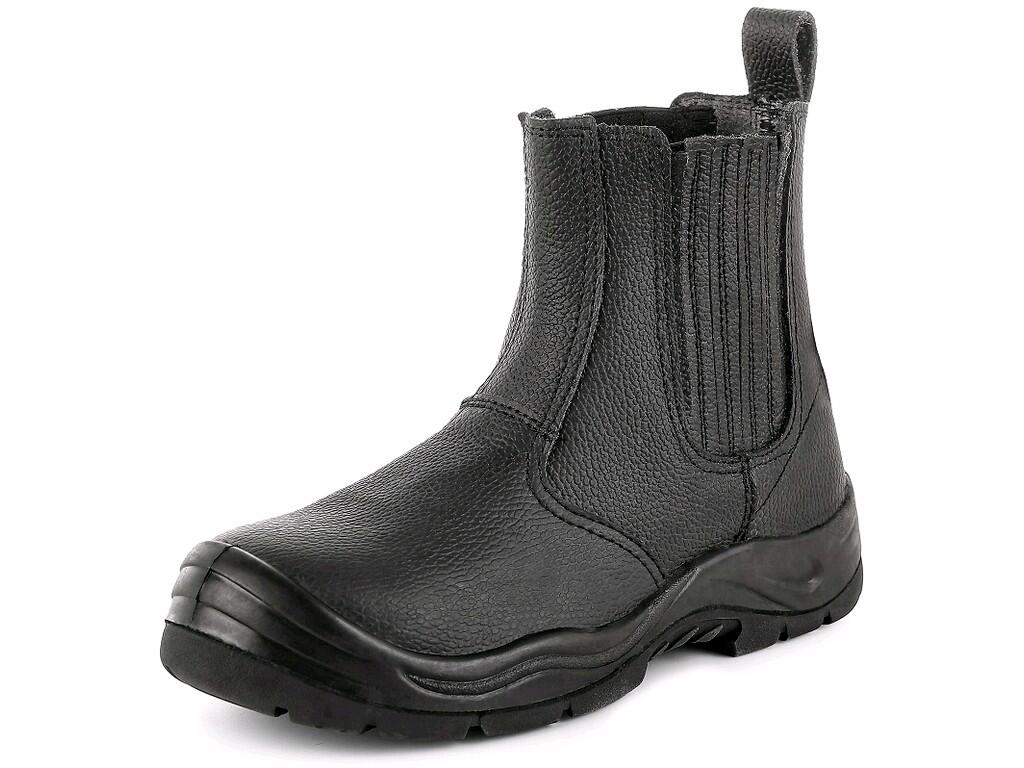 ANKLE FOOTWEAR DRAGO S1,WITH STEEL TOE CAP, BLACK
