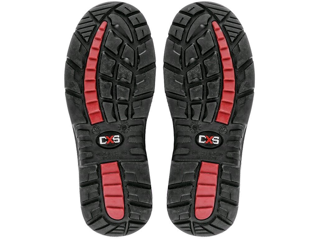 ANKLE FOOTWEAR DRAGO S1,WITH STEEL TOE CAP, BLACK