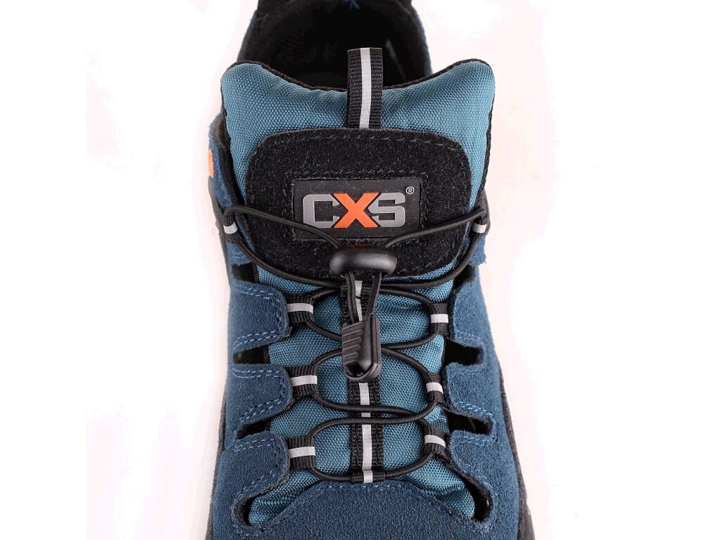 SANDALE CXS LAND CABRERA S1, MIT STAHLZEHENKAPPE, SCHWARZ-BLAU