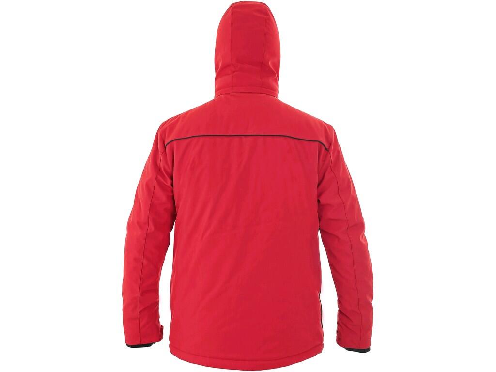 GIACCA SOFTSHELL IMBOTTITA VEGAS, INVERNALE, DA UOMO, ROSSO-NERO