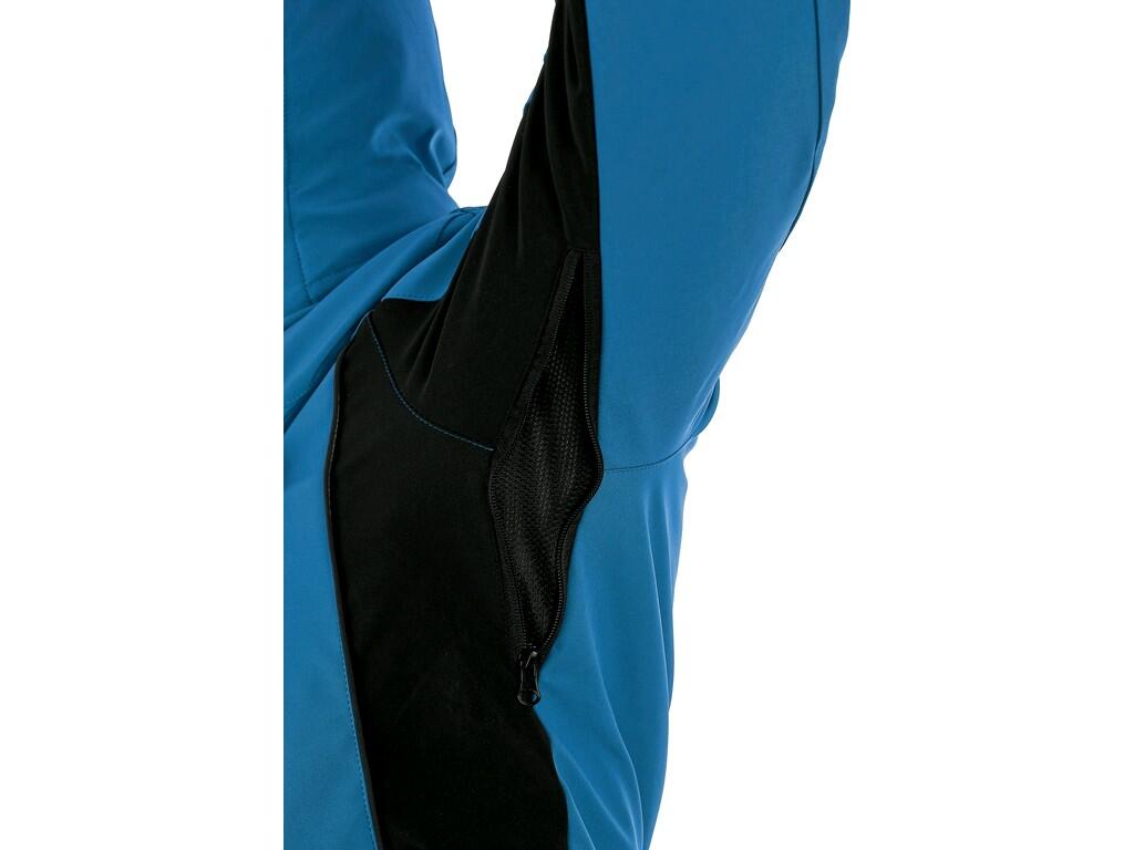 PADDED SOFTSHELL JACKET VEGAS, WINTER, MEN´S, BLUE-BLACK