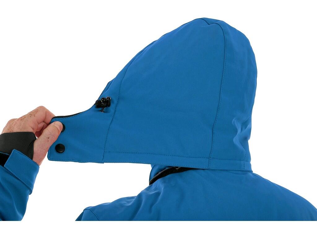 PADDED SOFTSHELL JACKET VEGAS, WINTER, MEN´S, BLUE-BLACK