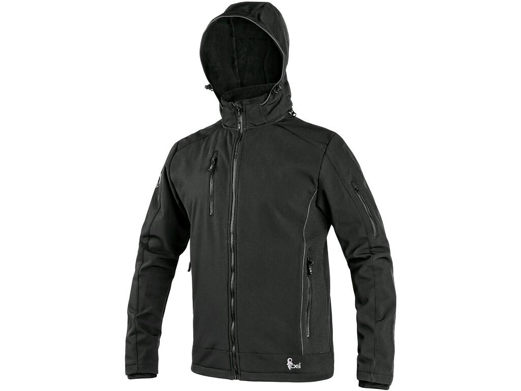 HERREN, SOFTSHELLJACKE DURHAM, SCHWARZ