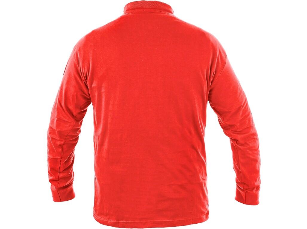 T-SHIRT HOMME À MANCHES LONGUES PETR, ROUGE