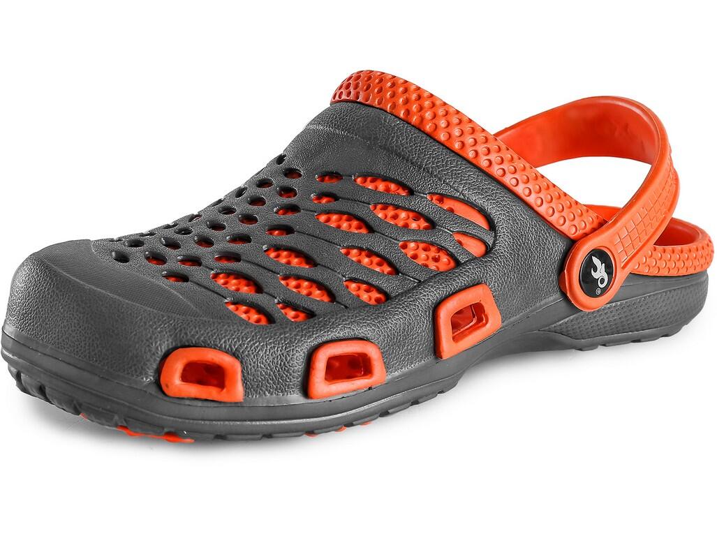 DAMEN-FLIP-FLOP CXS TREND, GRAU-ORANGE