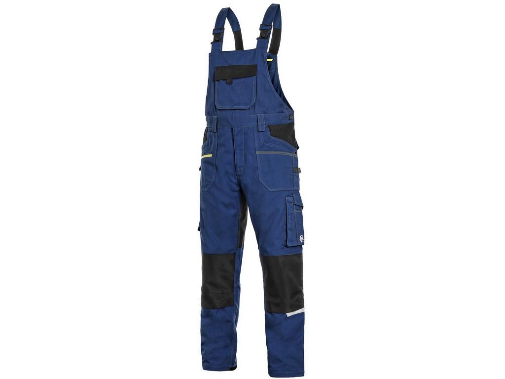 ARBEITSHOSE FÜR HERREN MIT BIB STRETCH CXS STRETCH, MARINEBLAU-SCHWARZ