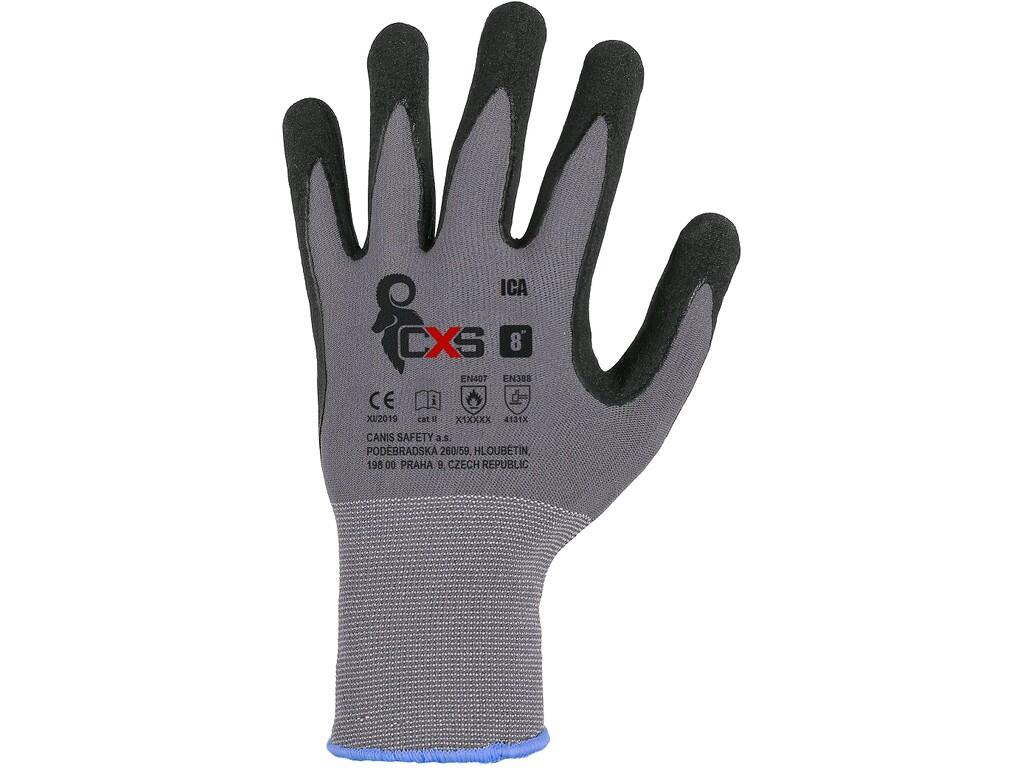 GANTS ICA, REVÊTEMENT NITRILE