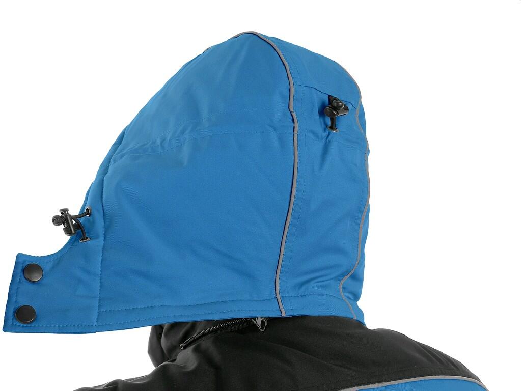 JACKET CXS BALTIMORE, MEN´S, MEDIUM BLUE - BLACK