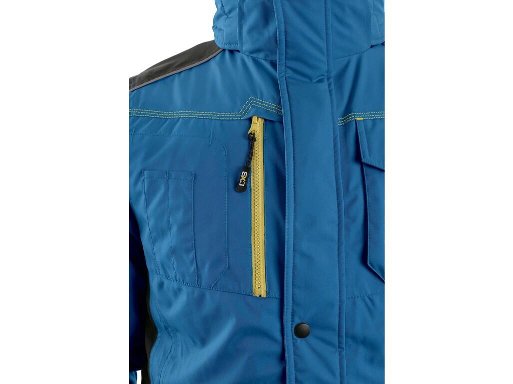 JACKET CXS BALTIMORE, MEN´S, MEDIUM BLUE - BLACK
