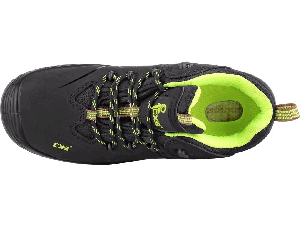 CHAUSSURES BASSES CXS UNIVERSE COMET S3 NOIR-VERT