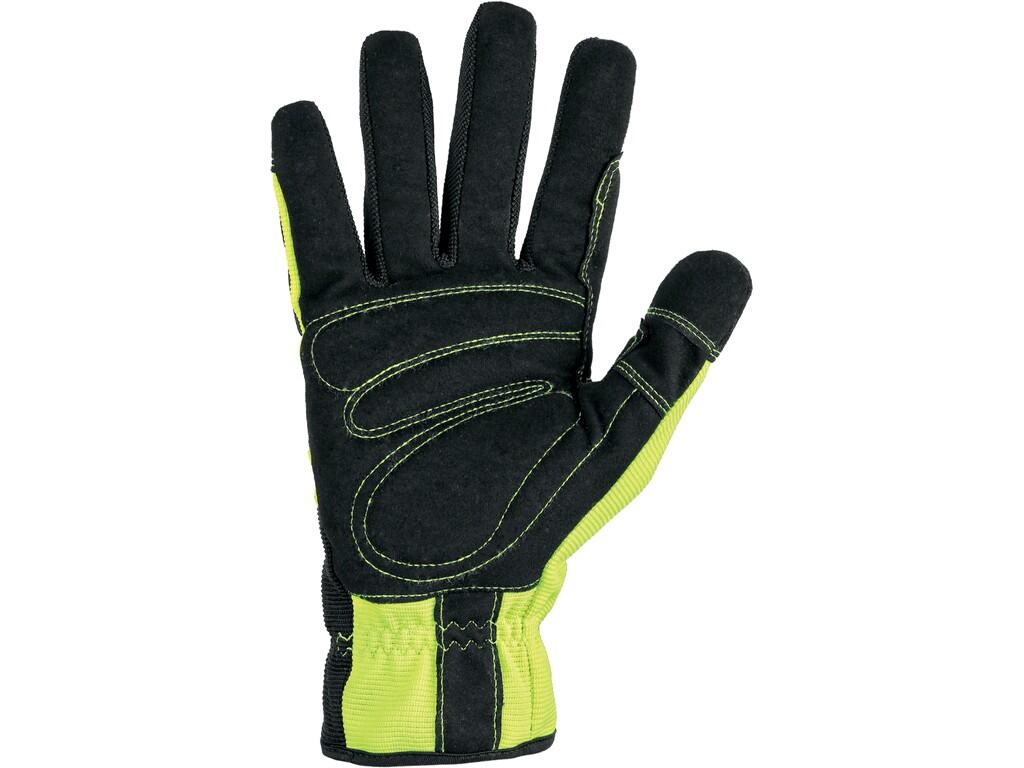 GUANTI YEMA COMBINATI GIALLO-NERO