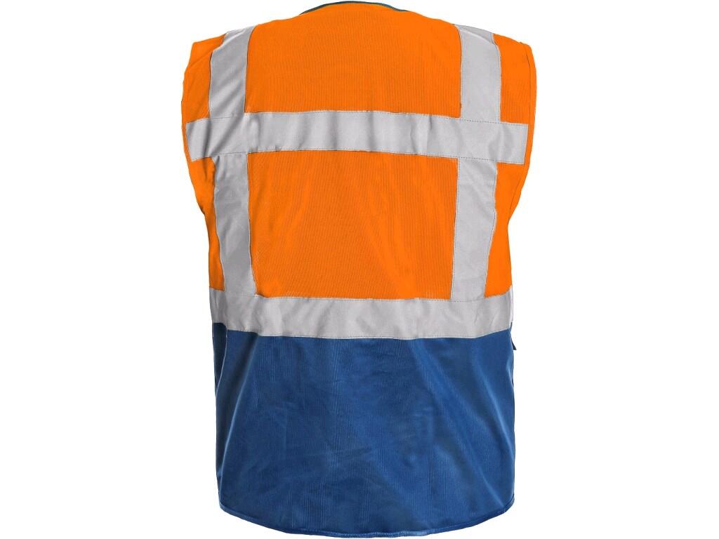 BOLTON BICOLORE ALTA VISIBILE, DA UOMO, ARANCIO-BLU