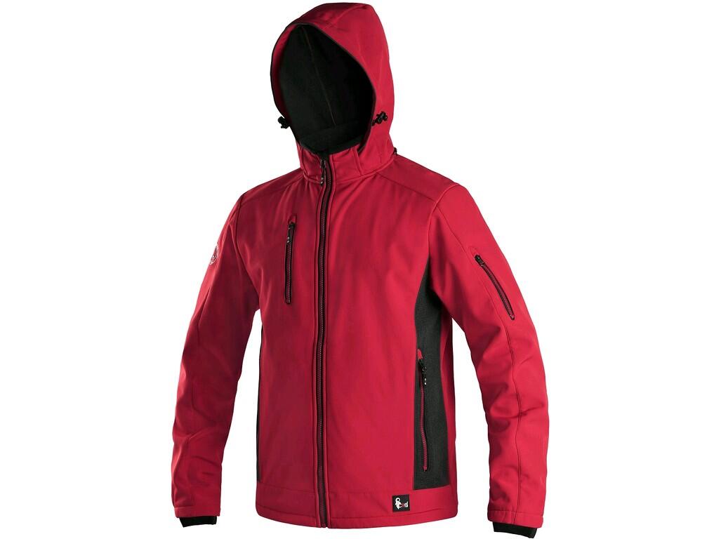 JACKE CXS DURHAM, HERREN, ROT-SCHWARZ
