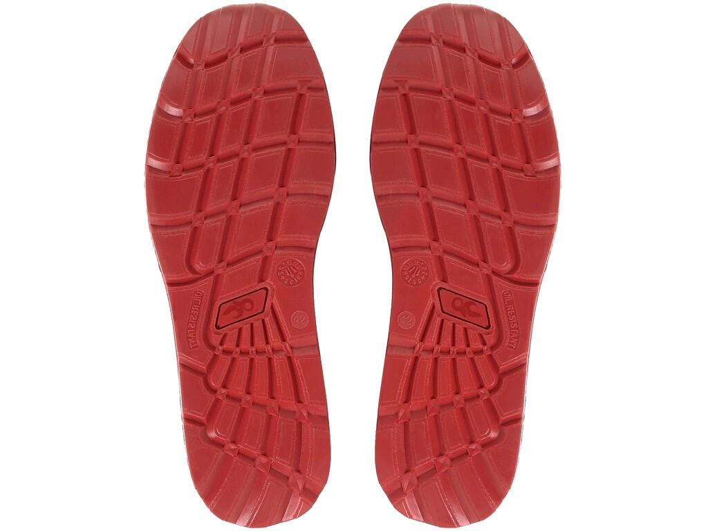 CHAUSSURES BASSES CXS ISLAND PAROS S1P, NOIR-ROUGE