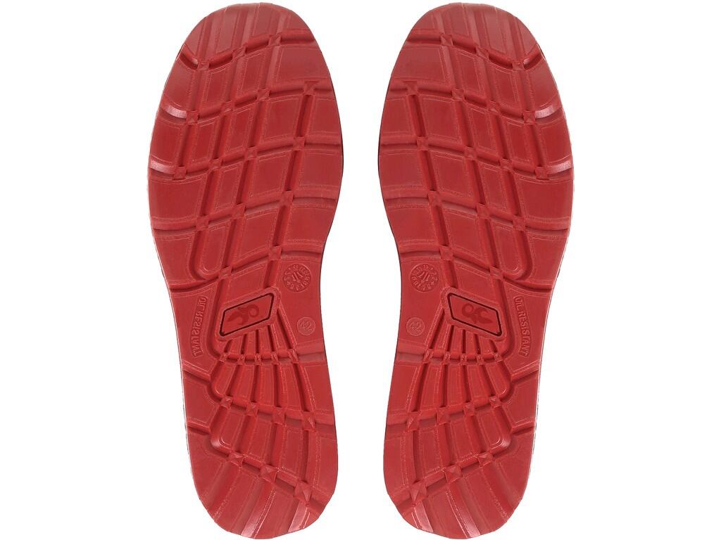 LOW FOOTWEAR CXS ISLAND SYROS O1, BLACK-RED