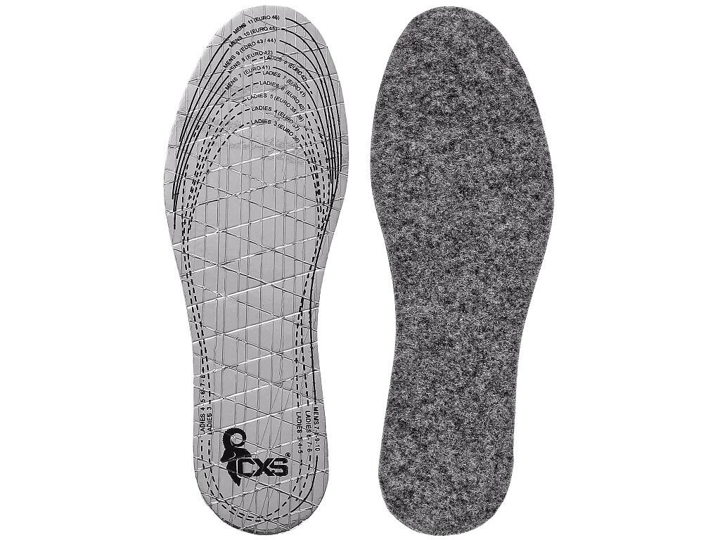 INSERT POUR CHAUSSURES ISOLÉ AVEC UNE FEUILLE D'ALUMINIUM, TAILLE 47-50