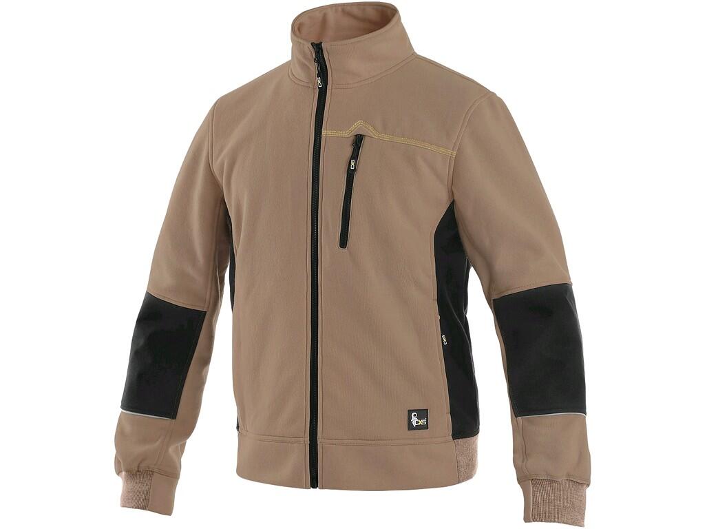 SWEAT-SHIRT CXS TEXAS, HOMME, BEIGE-NOIR