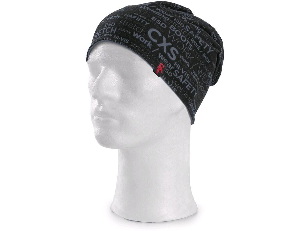 CAPPELLO CXS DARREN,STAMPA LOGO CXS, NERO-GRIGIO